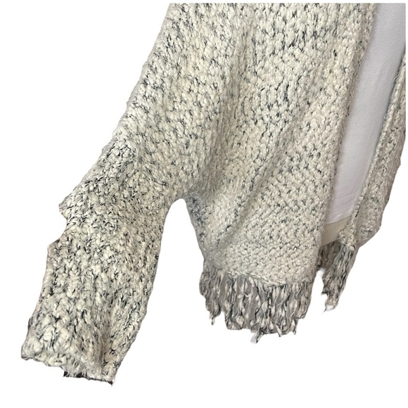 UMGEE Open Front Fringe‎ Kimono Sweater Cardigan, M/L - Picture 6 of 11